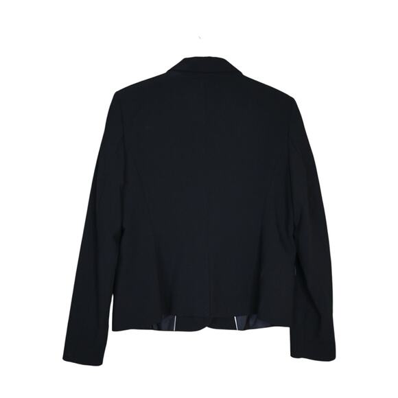 Calvin Klein Women's 12 Black 2 Button Front Lined Blazer - Picture 2 of 9